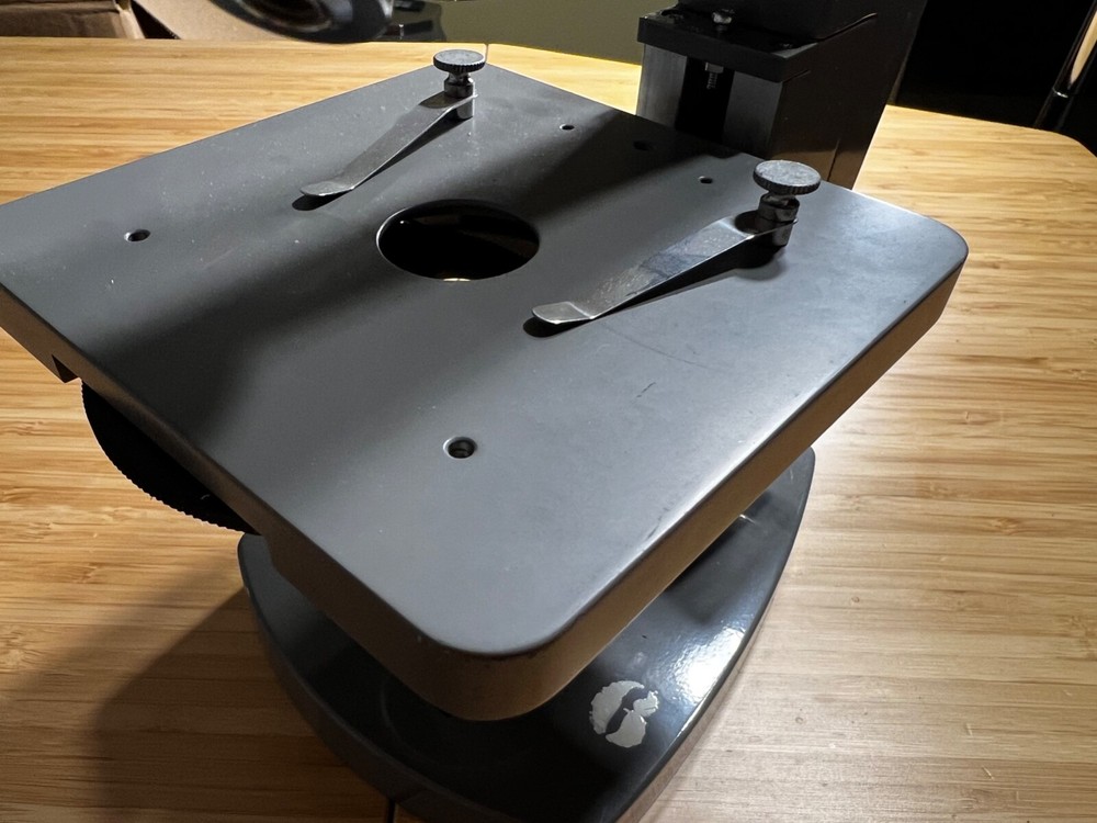 old PHYWE Microscope in wooden box - Made in Germany