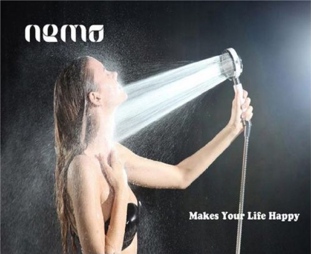 Nemo Healing High Pressure Shower Head ECO Friendly Sterile Effect 4 Mode