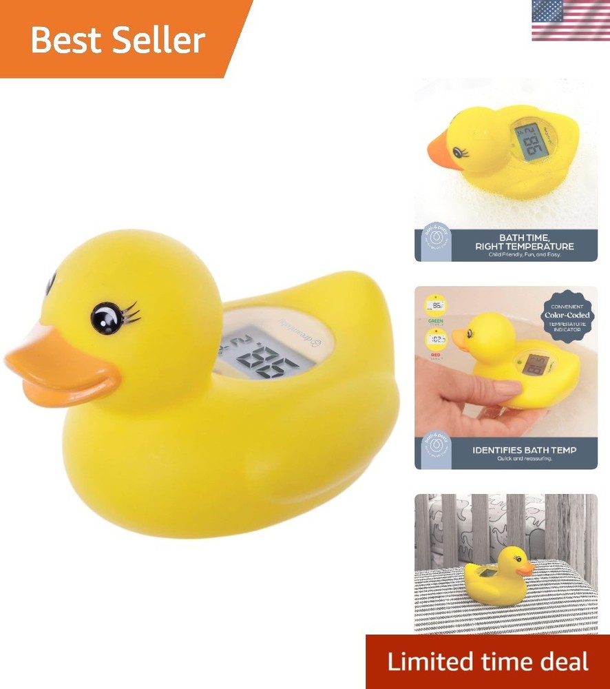 Digital Duck Bath Thermometer - Instant Temperature Reader for Babies