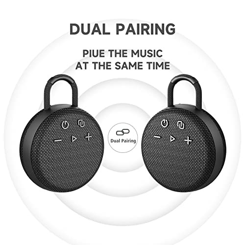 Mini Bluetooth Speaker – Bluetooth 5.3 with 6956C Chipset, IPX7 Black