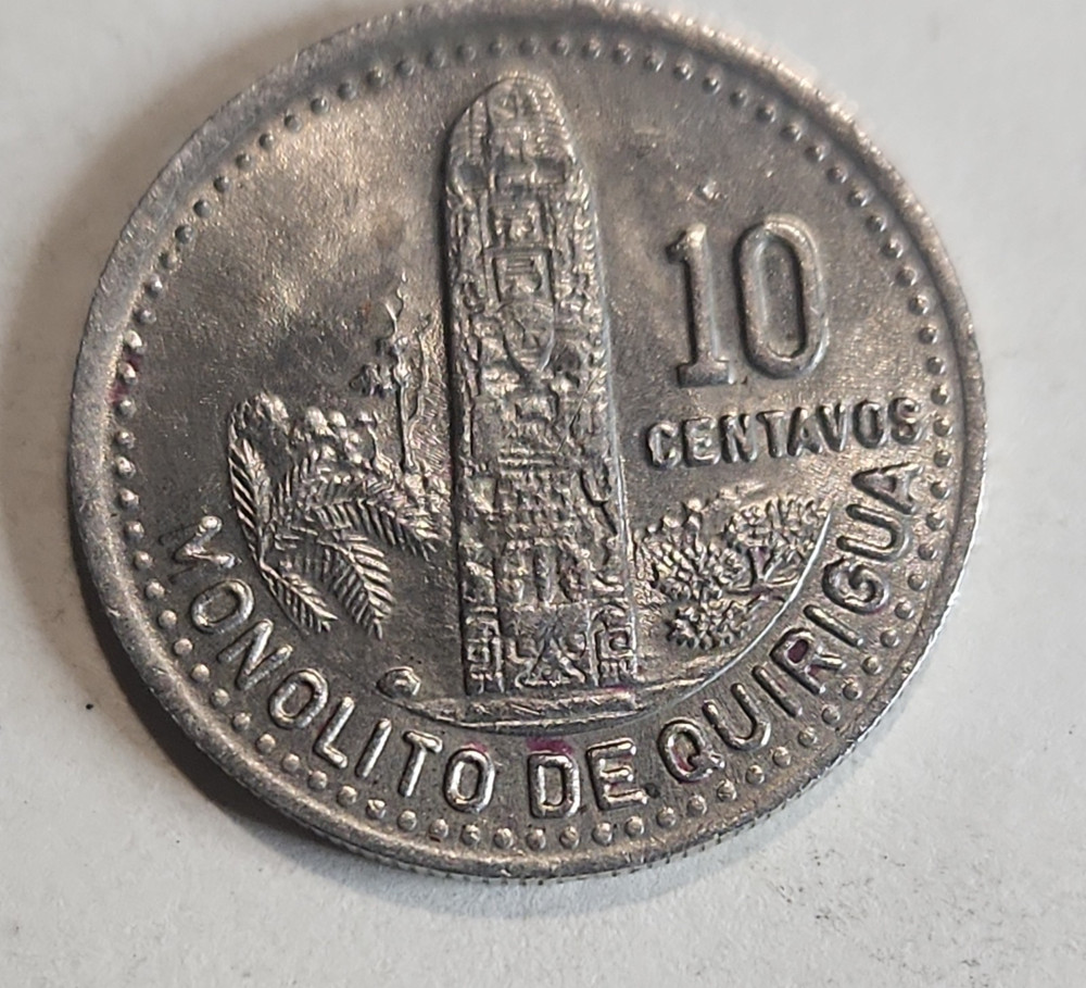 1988 Guatemala 10c MAJOR MULTI-ERROR: "The Panic Bird"