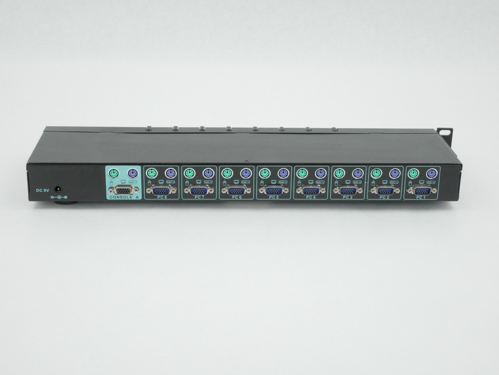 Zonet 8-port KVM OSD switch Rack Mount KVM3008
