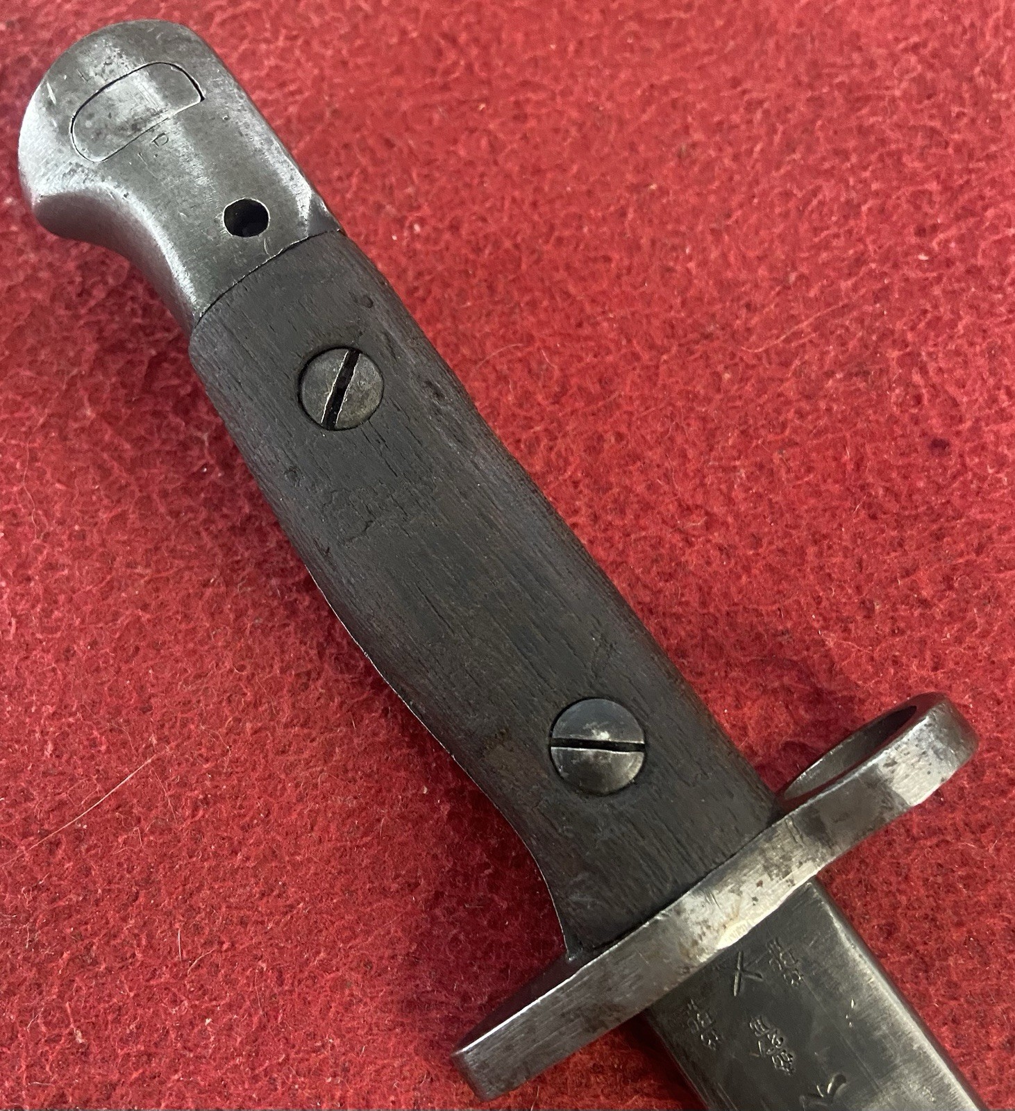 ORIGINAL WW1 M1907 SMLE BRITISH BAYONET AND SCABBARD WILKINSON SWORD CO.