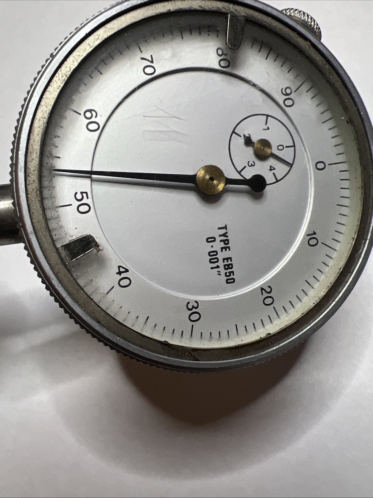 Vtg Type EB50 Dial Indicator 0-001" Machining or Engineering