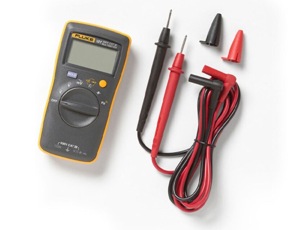 Fluke 101 Basic Digital Multimeter Pocket Portable Mini Tester Auto Range 600V