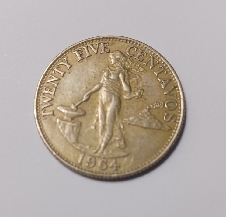 25 Centavos Philipines 1964