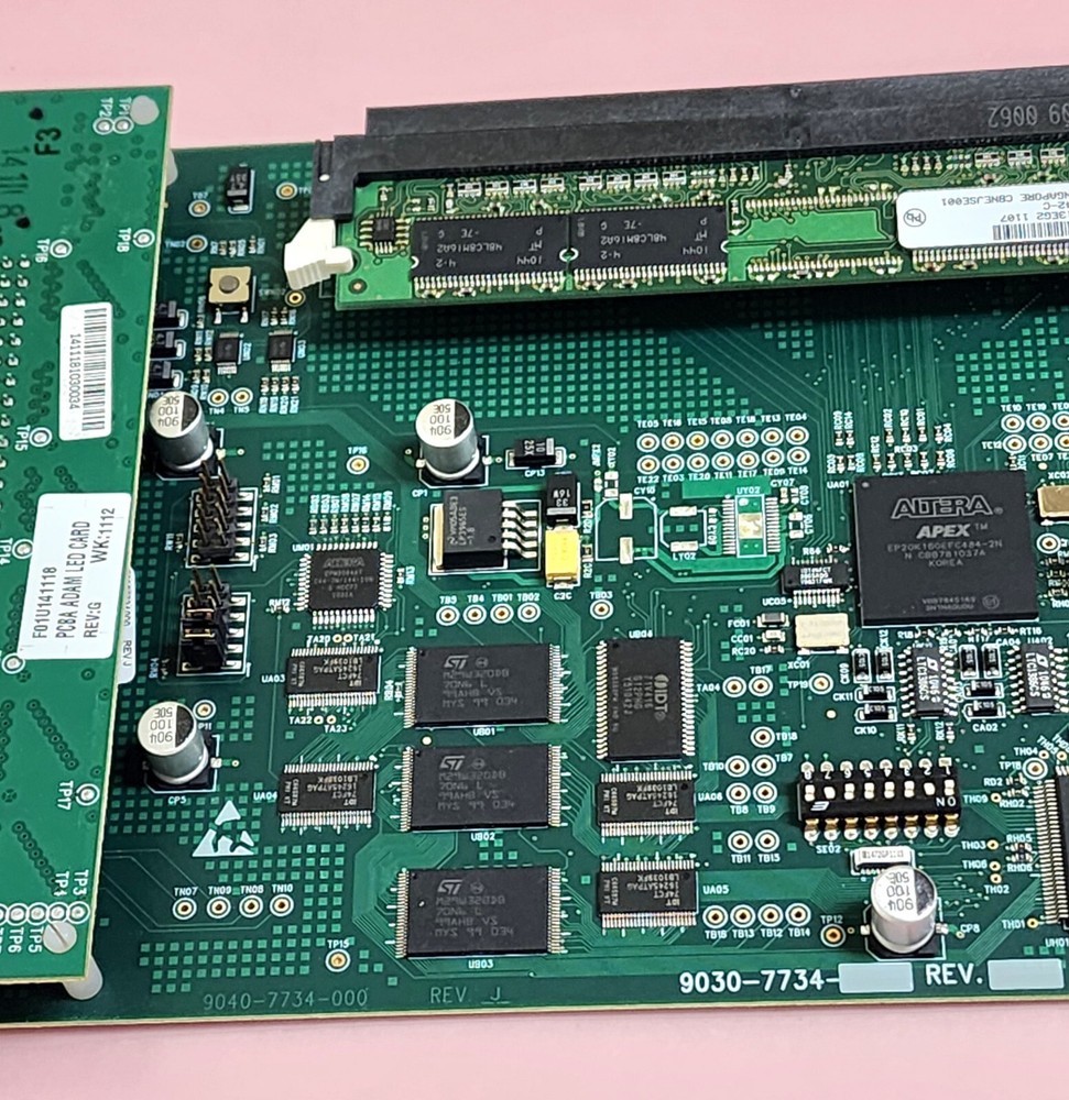 RTS Telex MCII-e Ethernet Master Controller Front & Back Card for ADAM Intercom