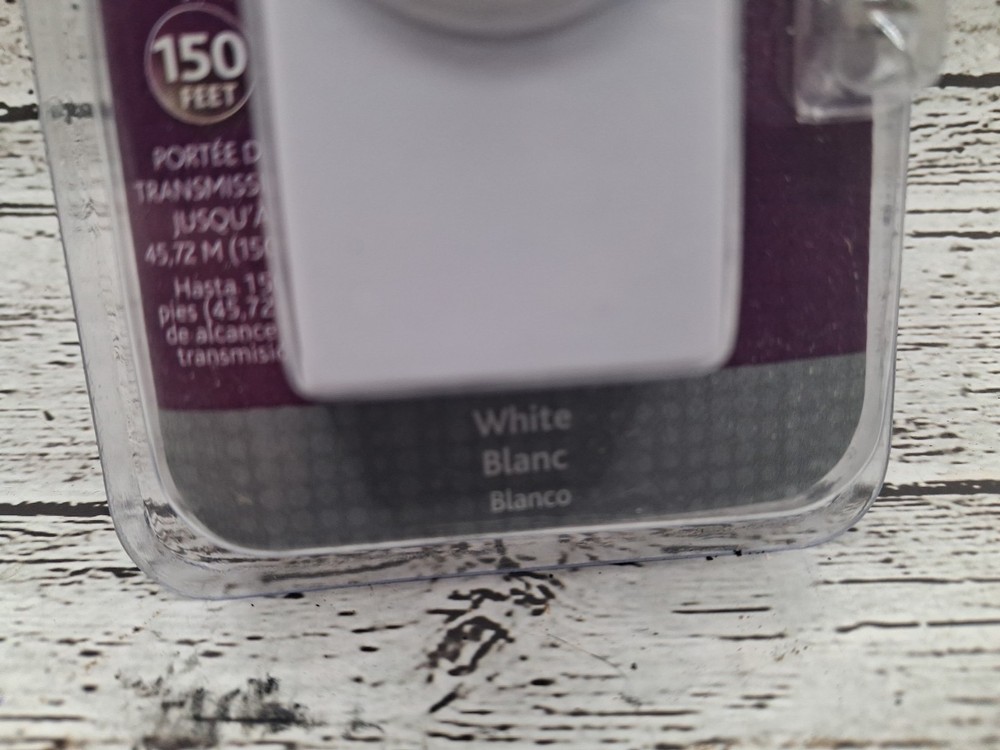 Heath Zenith SL-7393-03 Plastic Wireless Surface Pushbutton Doorbell