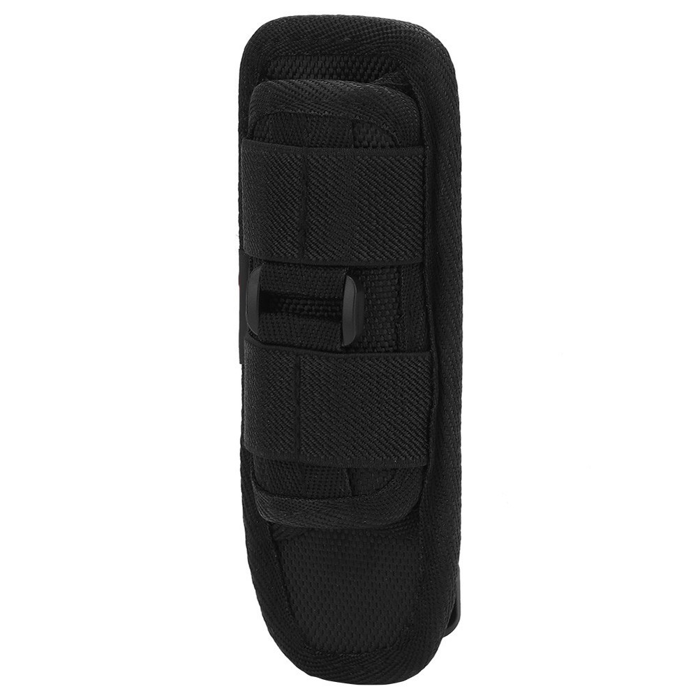 360 Degrees Rotatable Nylon Flashlight Torch Pouch Holder Bag Accessory