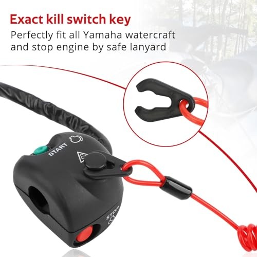 F0D-68310-01-00 Handlebar Start Stop Kill Switch Box Aassy & Safety Lanyard