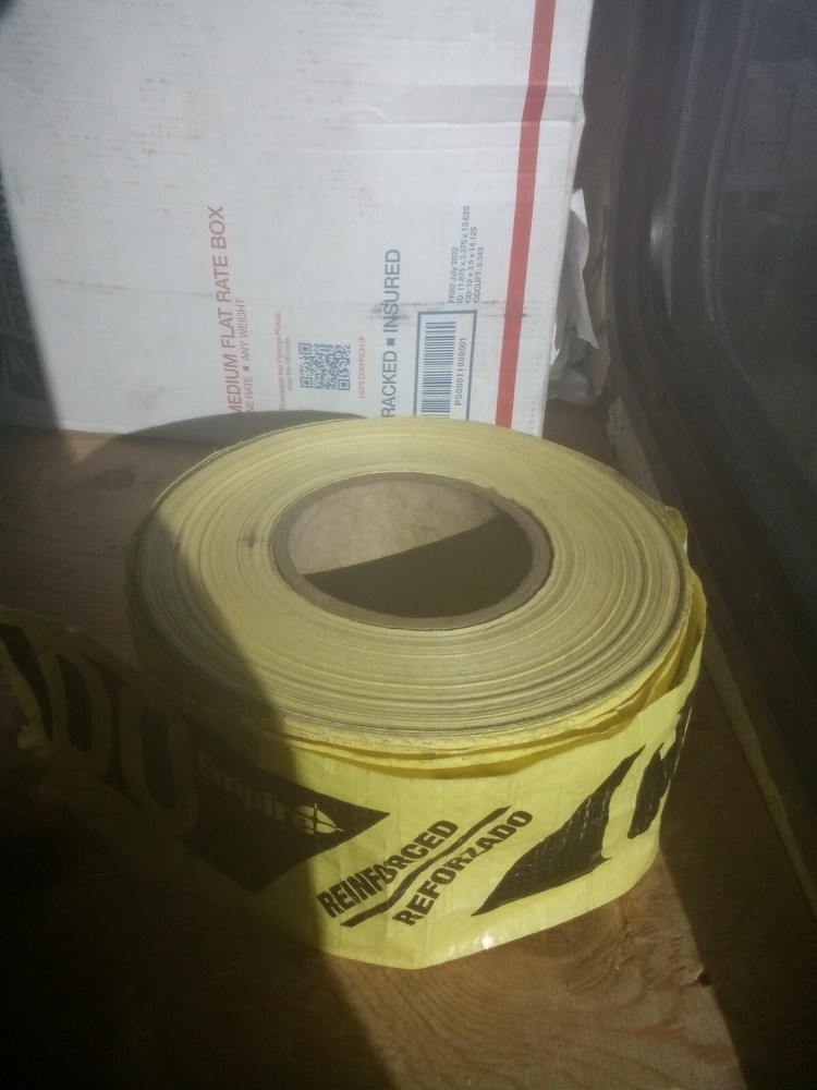 Yellow caution Tape