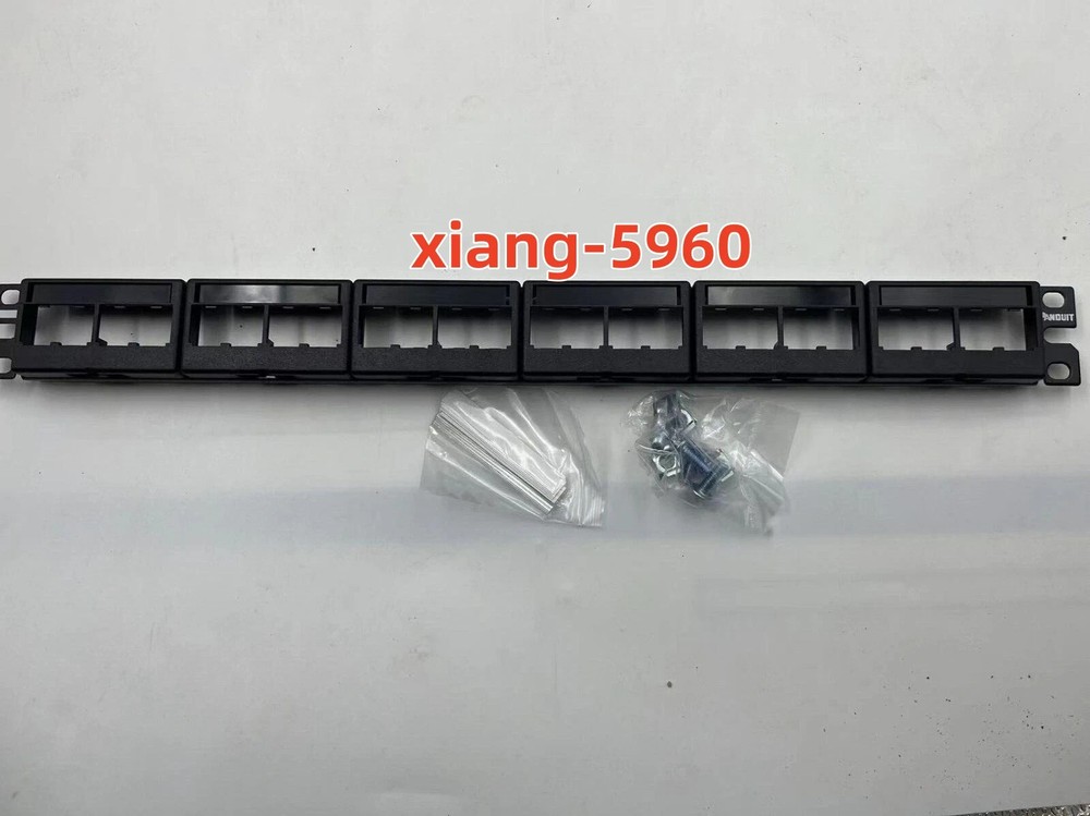 Panduit Mini CPPL24WBLY modular patch panel, suitable for CAT6, 5E 24 port