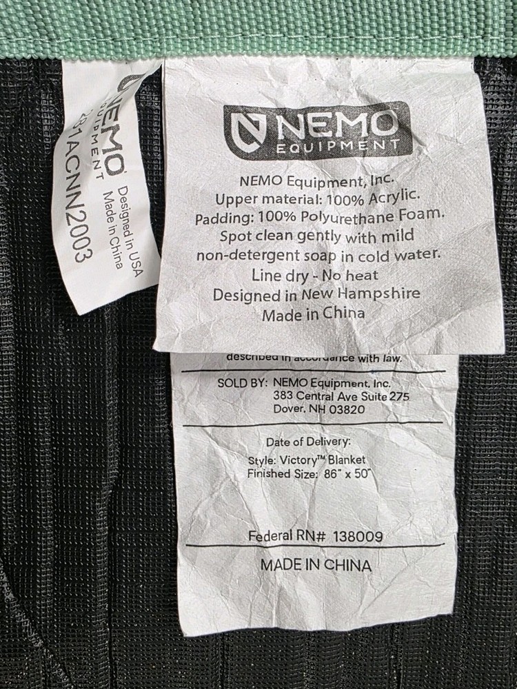 Nemo Victory Blanket 2P (87" x 50")