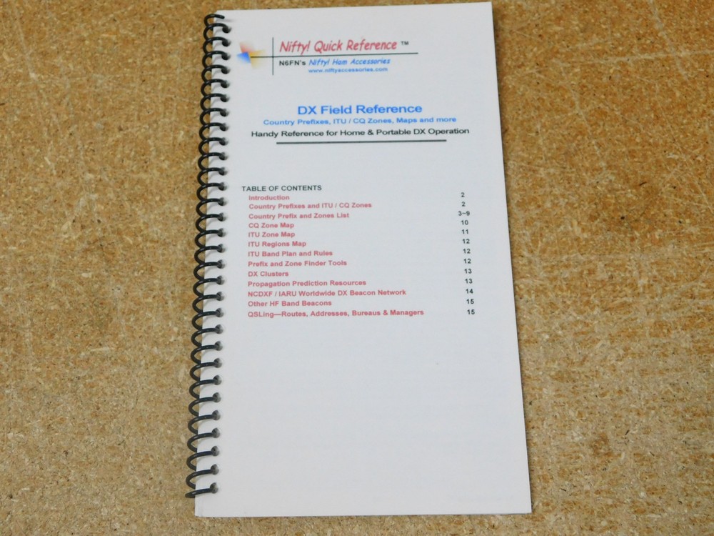 Nifty DX Field Reference for Home & Portable DX Operation (original)