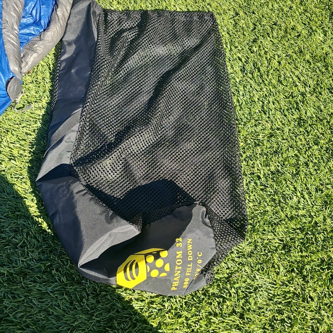 Mountain Hardwear Phantom 32 Degree Sleeping Bag 800 Fill Down Reg Length LZ EUC