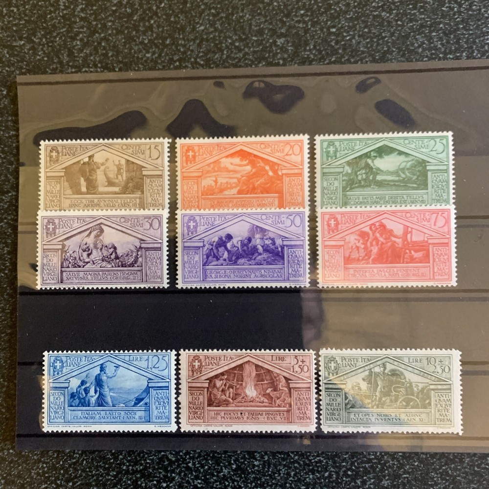 Italy 1930 Virgil Set Mint Hinged