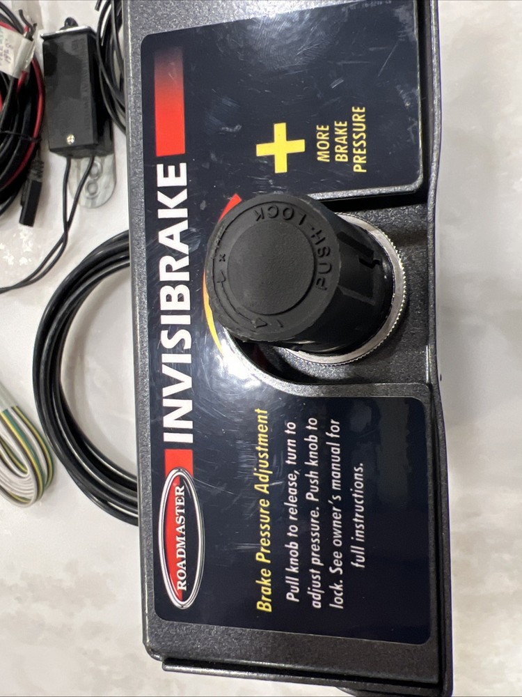 Roadmaster Invisibrake 8700 Includes Wires Cables Tubes Seen & Breakaway Switch