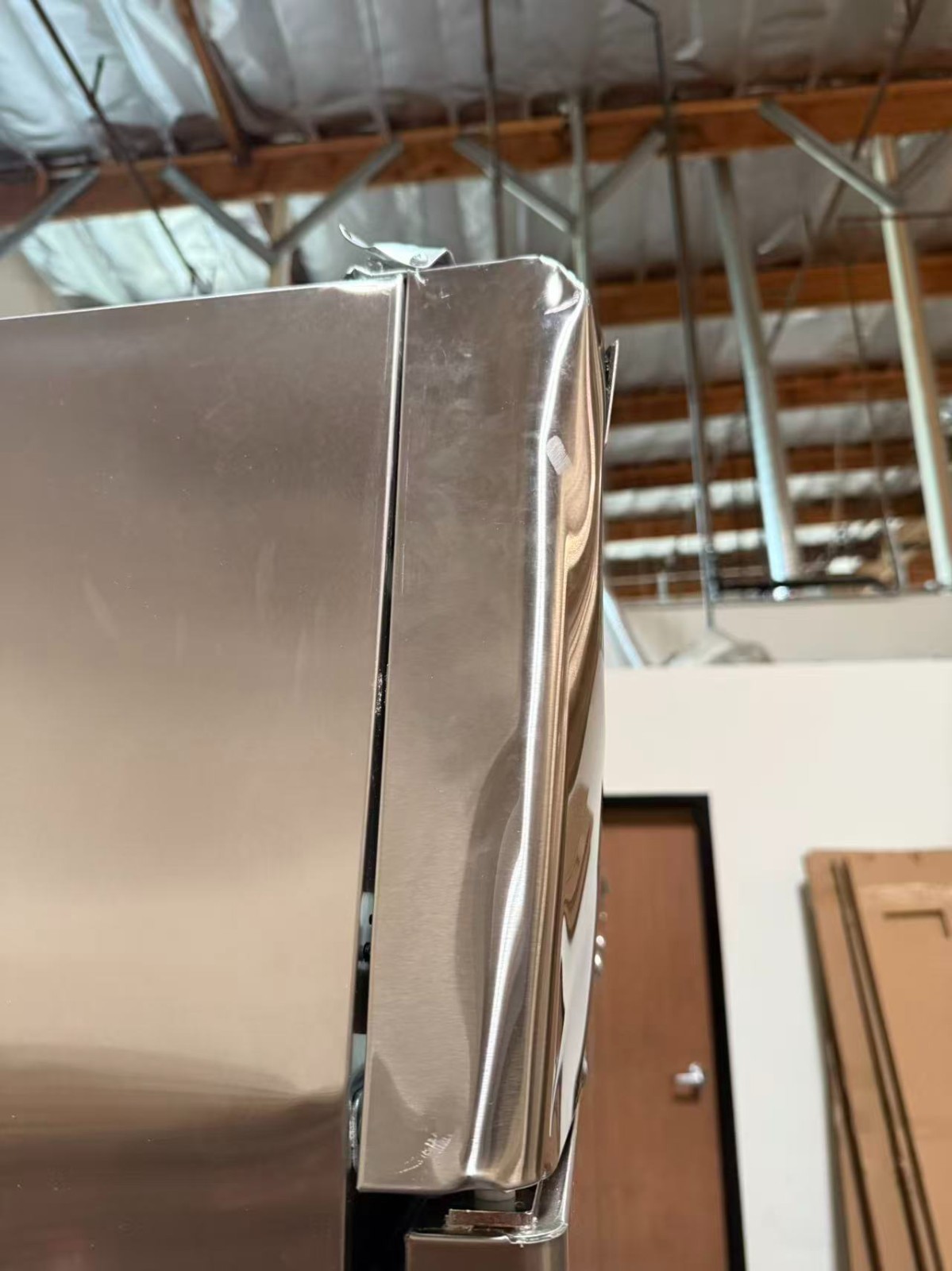 72" W 3-Door Commercial Reach-In Refrigerator, Stainless Steel, 54 Cu.ft – Dents