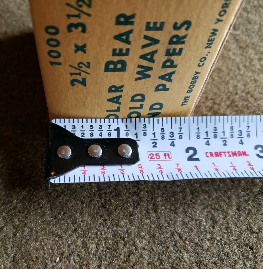 NOS WWII Era Polar Bear Cold Wave End Papers Box - Full 1000 WAC WASP WAAC WAVE