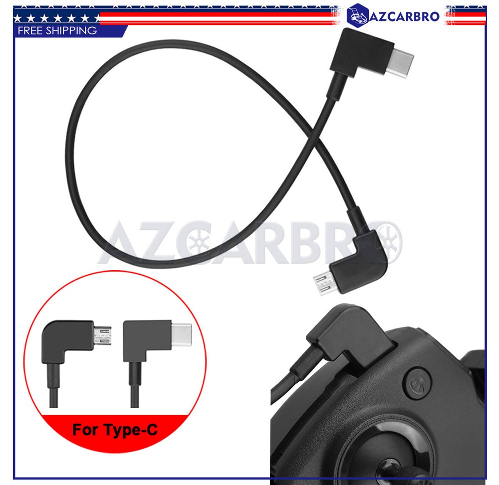 OTG Micro USB Type-C Cable Data Cord For DJI Mavic 2 Pro/Zoom Remote Controller