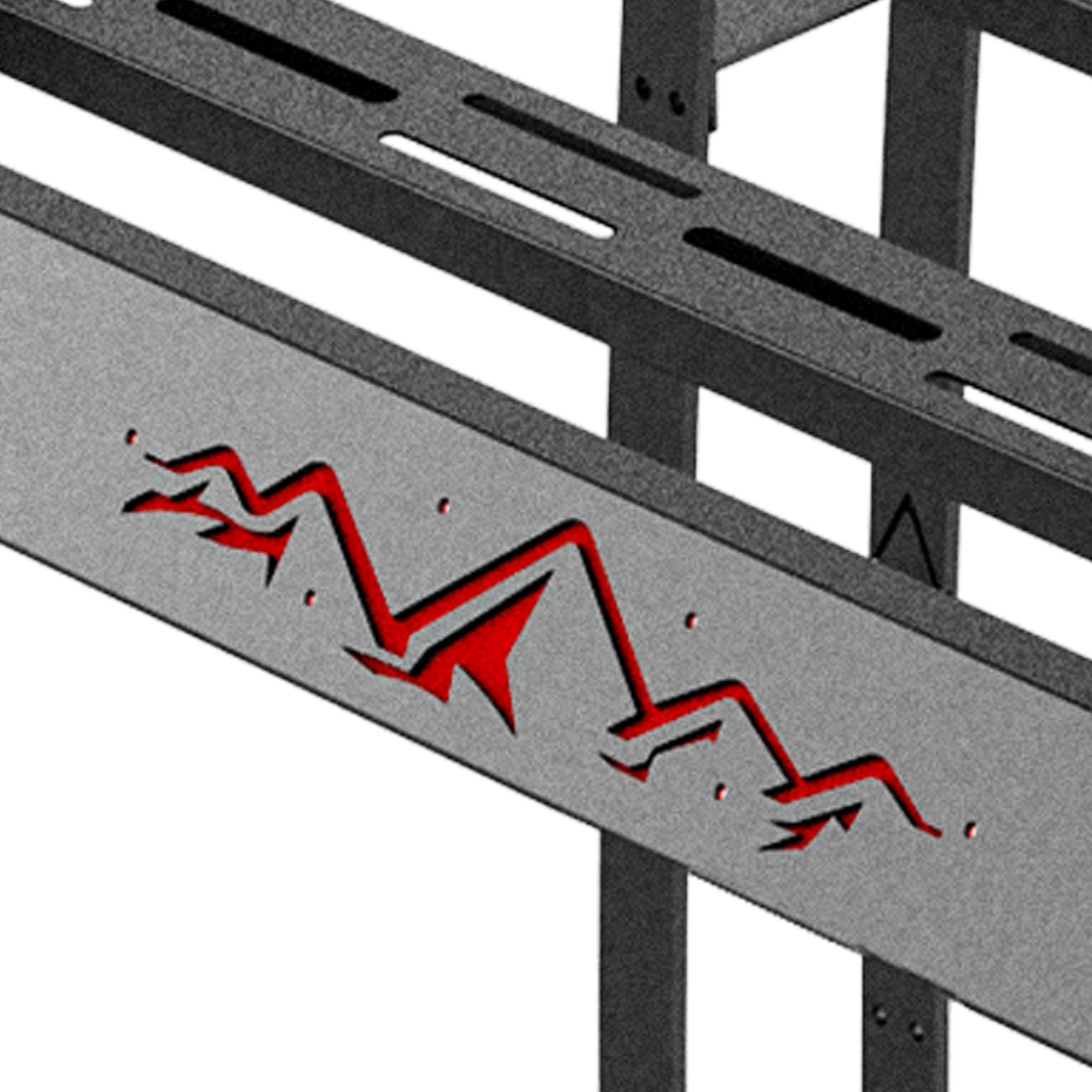 Roof Rack Cargo Luggage Carrier fits 2018-2026 Jeep Gladiator JT With 2 Ladders