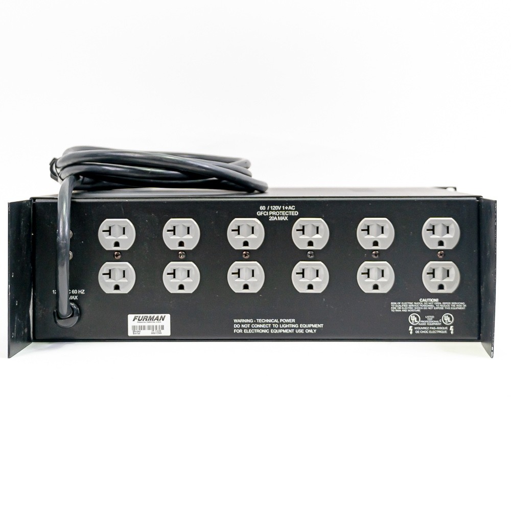 Furman IT-1220 Studio Grade Power Conditioner - Rock Solid Protection