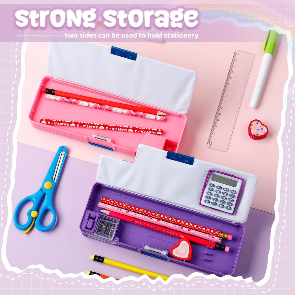 Unicorn Pencil Case with Calculator Sharpener Multifunction School Box