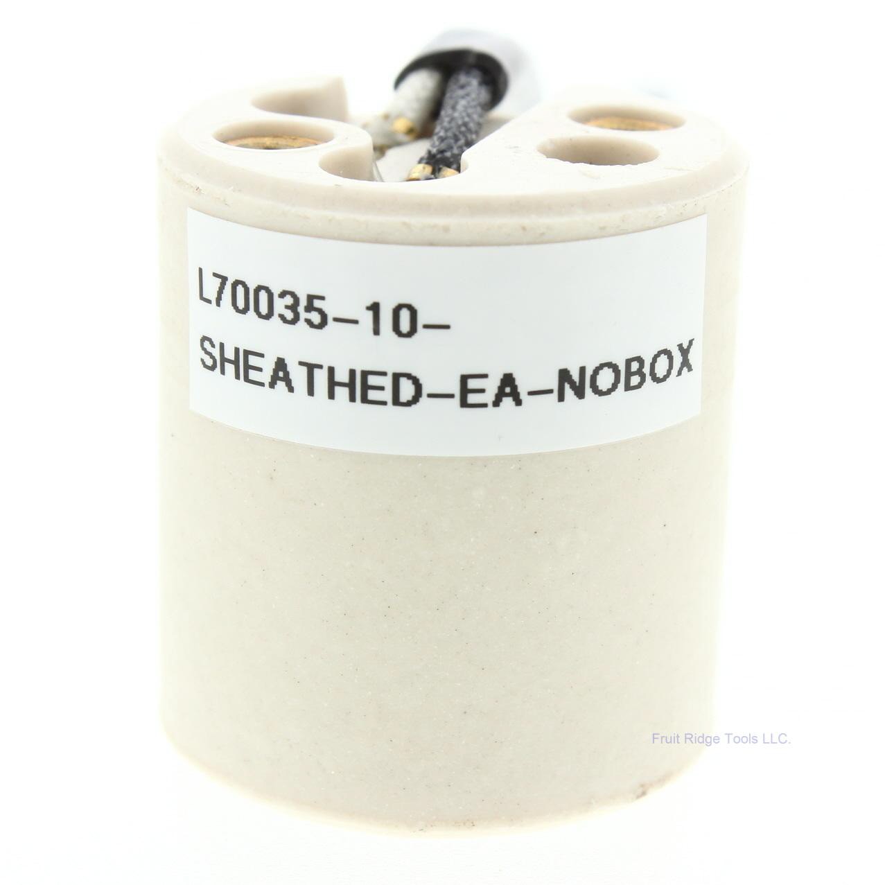 Leviton Unglazed Porcelain Light Socket Lampholder Medium 660W w/Sheath 70035-10