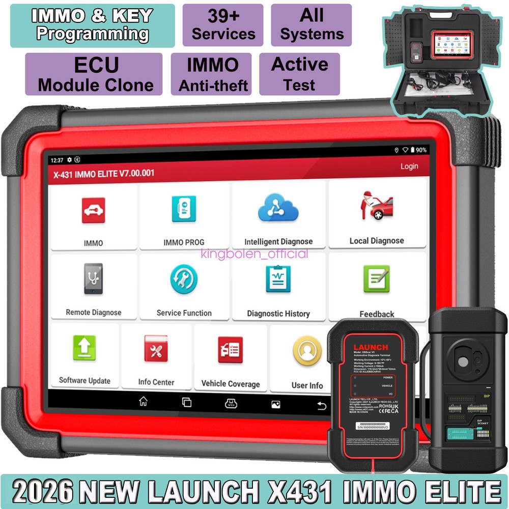 Launch X431 IMMO ELITE PLUS PRO5 KEY Programming Full System Diagnostic Scanner