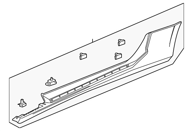Genuine GM F Molding 84348958