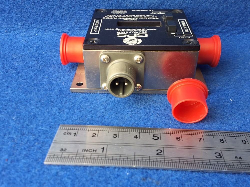GPS Networking NVGLCDLA30PRDC-N/5/MC Networked Variable Gain Amplifier 0-30dB.