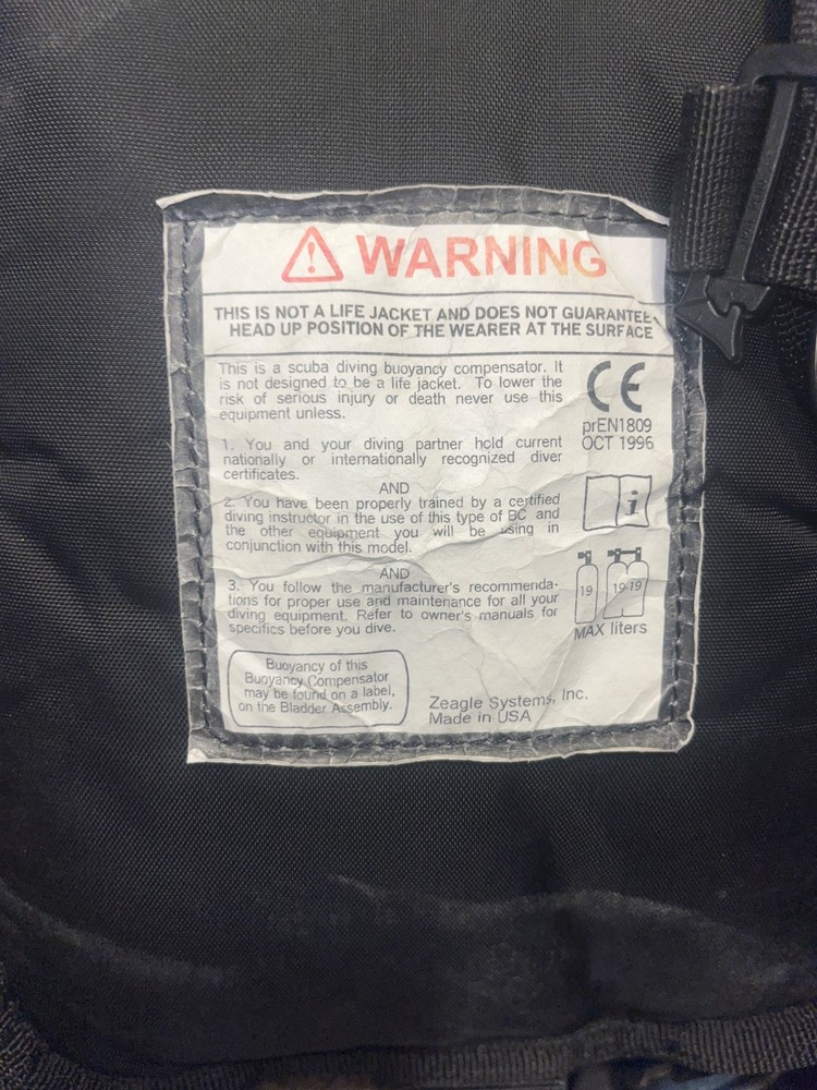 Zeagle Ranger LTD BCD Large With Atomic Aquatics