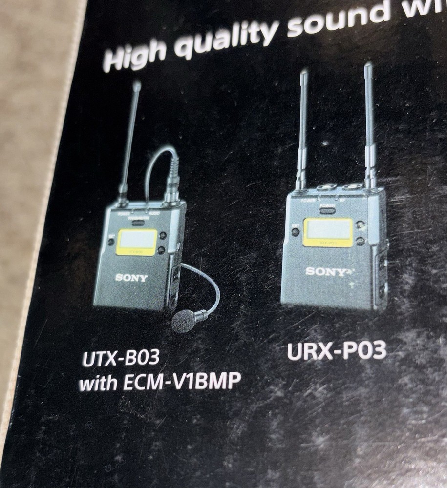 Sony UWP-D UWP-D11 UHF Wireless Microphone Package Digital Audio Processing