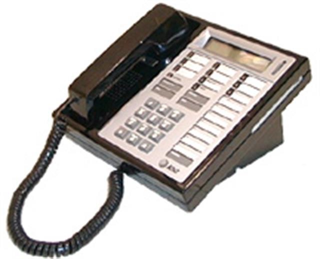 Lucent 7406 Plus (7406D01) Black 18 Button Telephone with Display