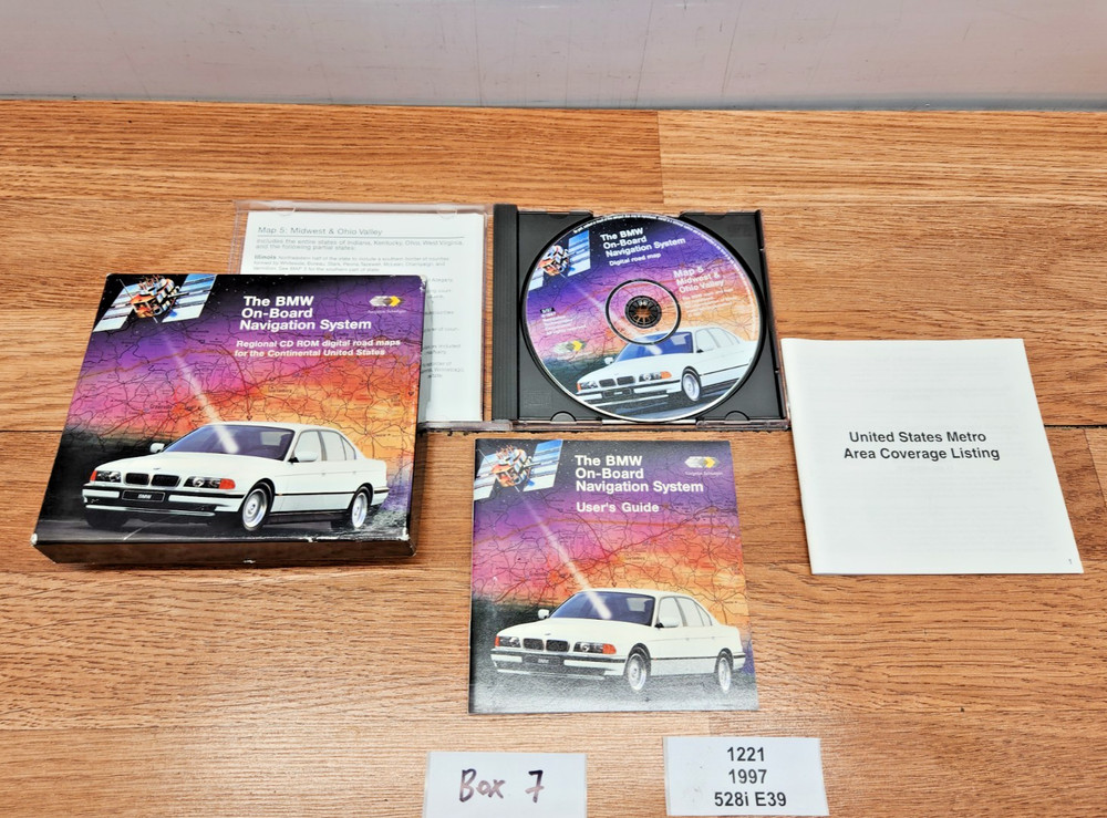 ✅ 97-03 OEM BMW E39 528 On Board Navigation System User Guide