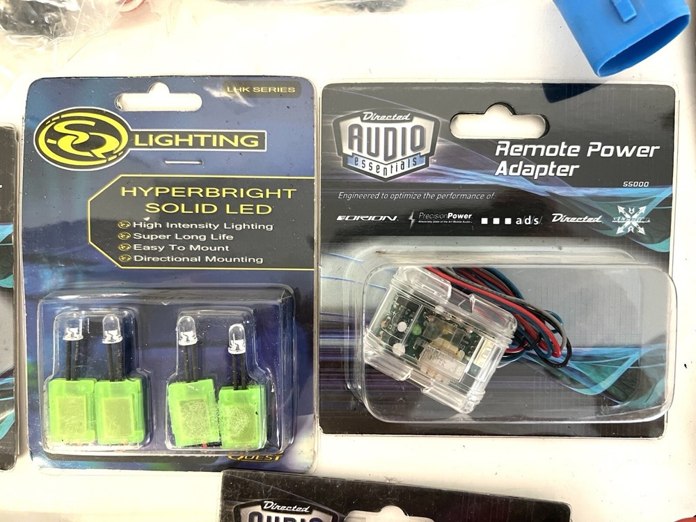 Lot of Various Adapter, Adapter Cables, Hyperbiright Solid LED + MORE