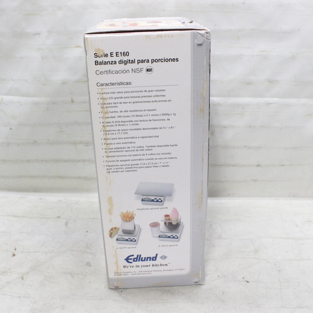 Edlund E-160 Top Loading Counter Model Digital Portion Scale
