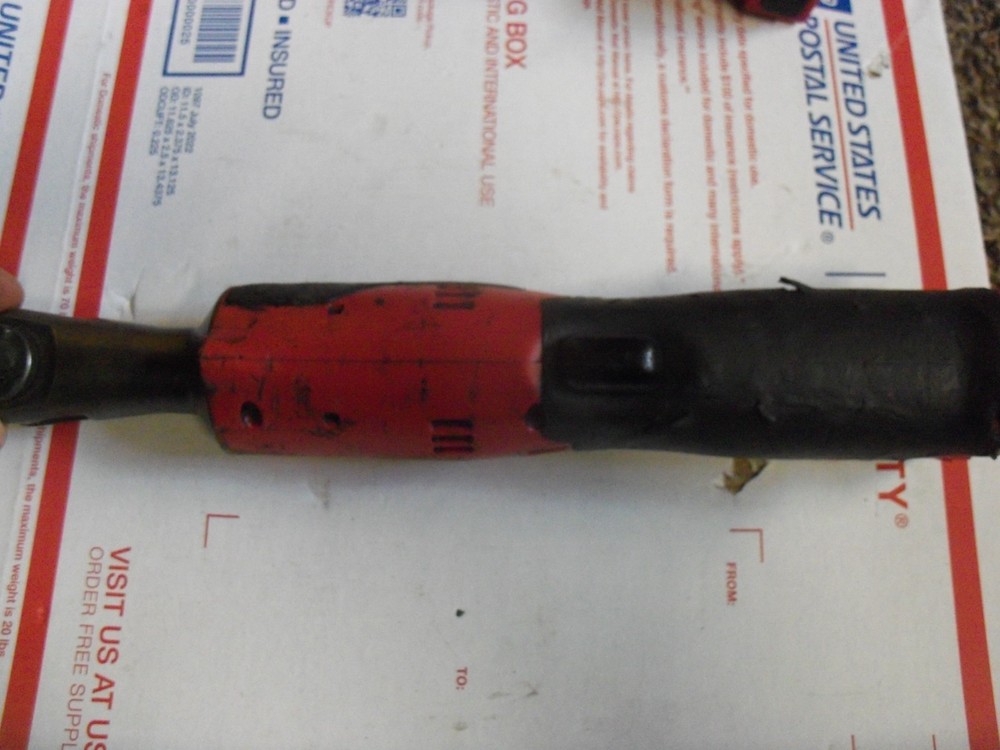 Snap-On CTR761, CORDLESS 3/8" RATCHET. (BARE TOOL)
