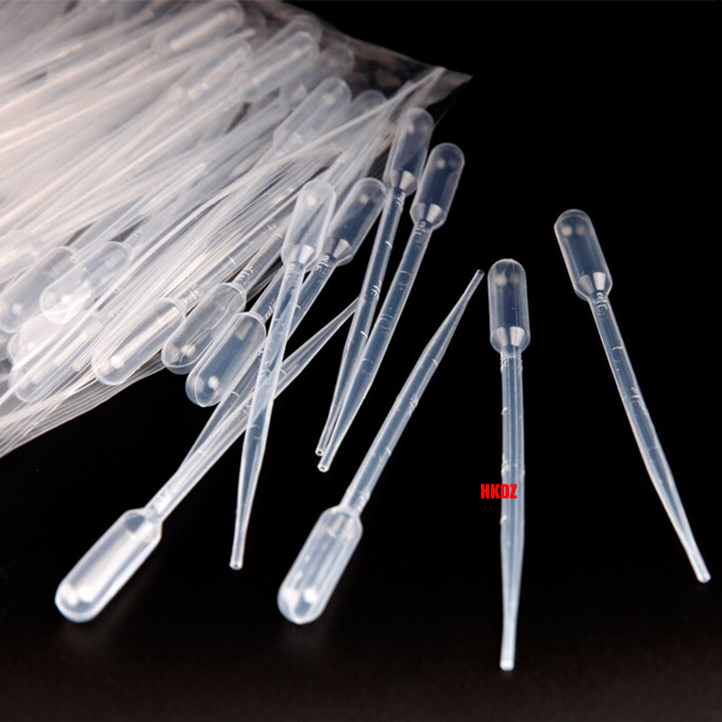 1ml/3ml/5ml Clear Plastic Pasteur Pipettes Dropper Liquid Transfer Lab Eye Straw
