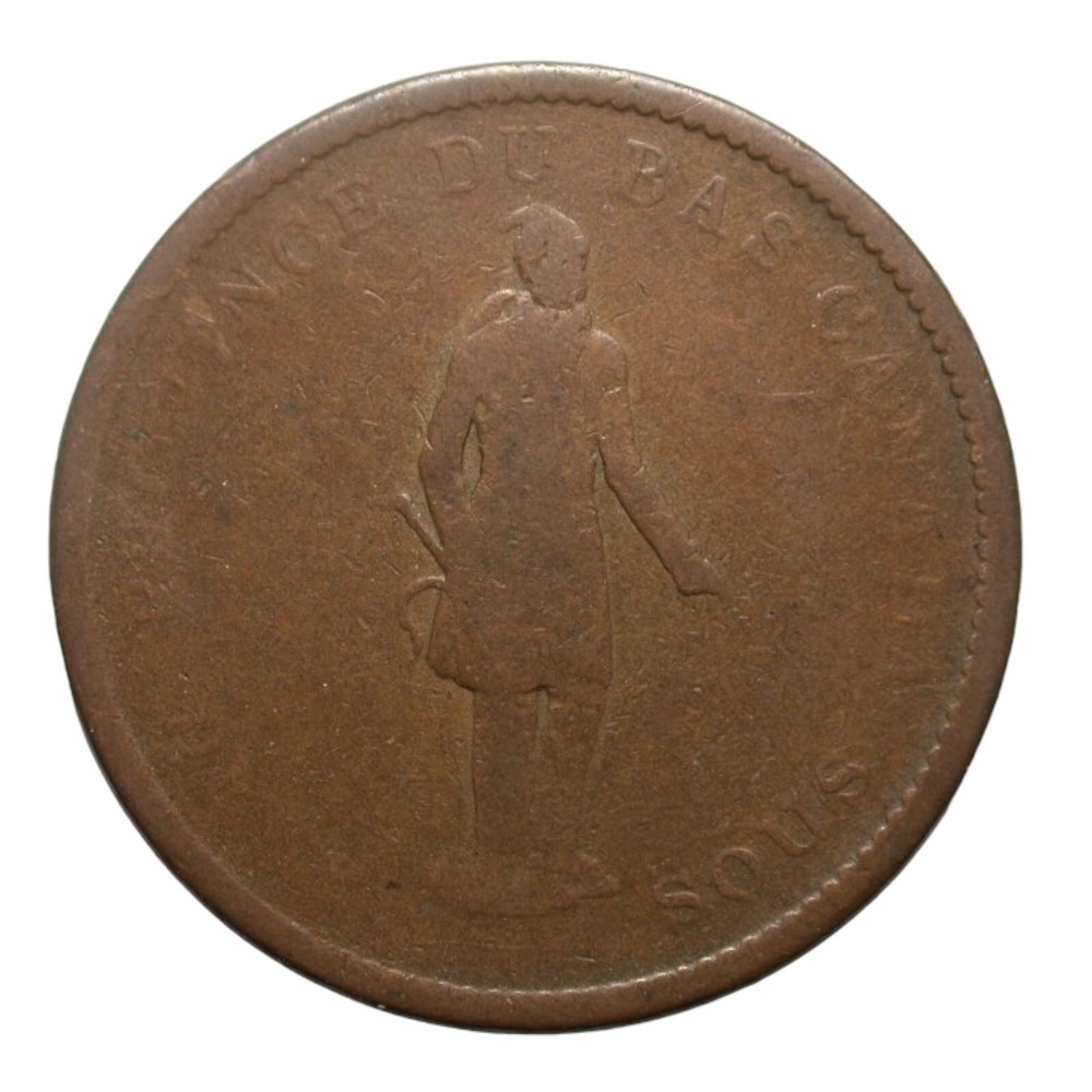 Canada 1837 Quebec Penny Token