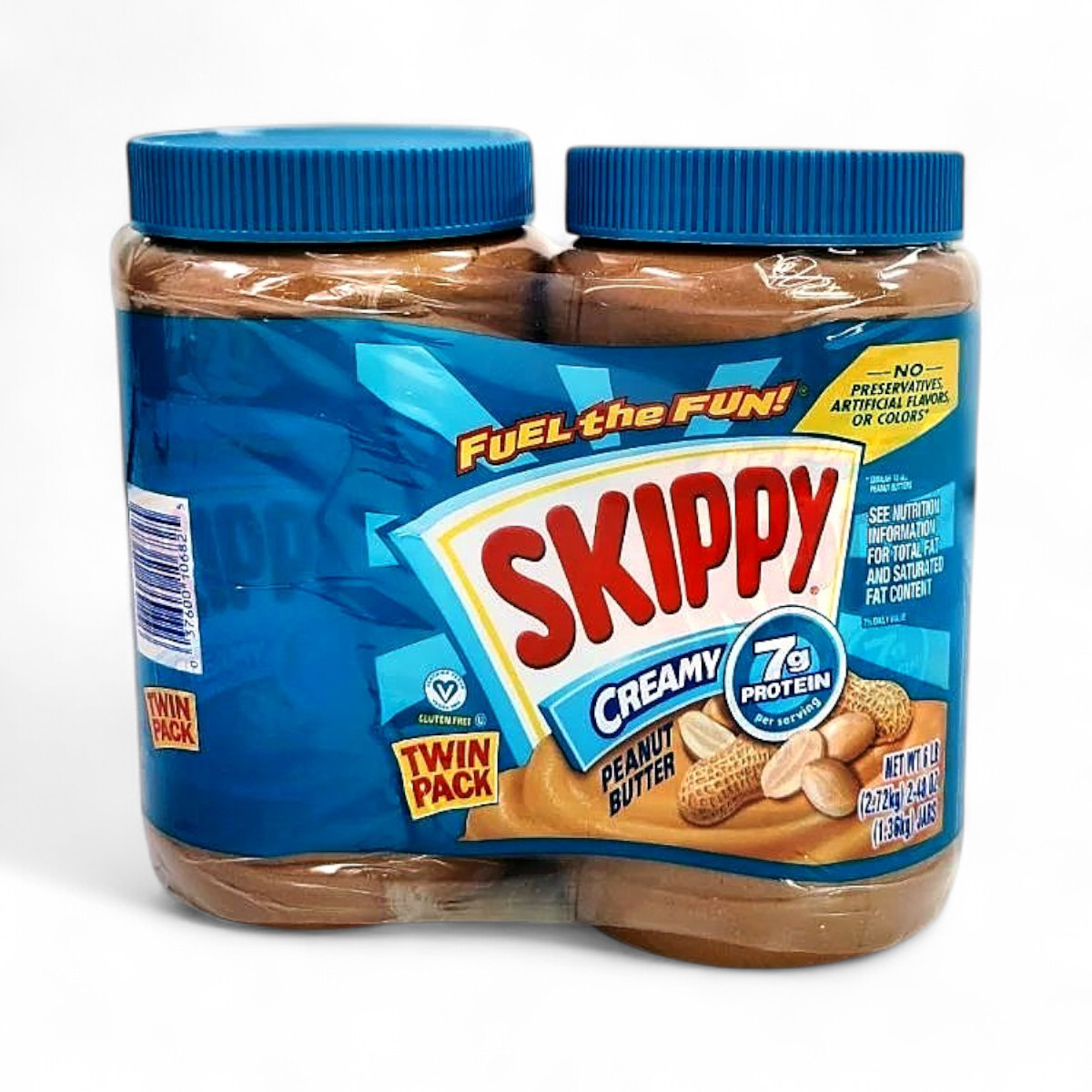 Skippy Creamy Peanut Butter Spread, 48 oz - 2 Pack