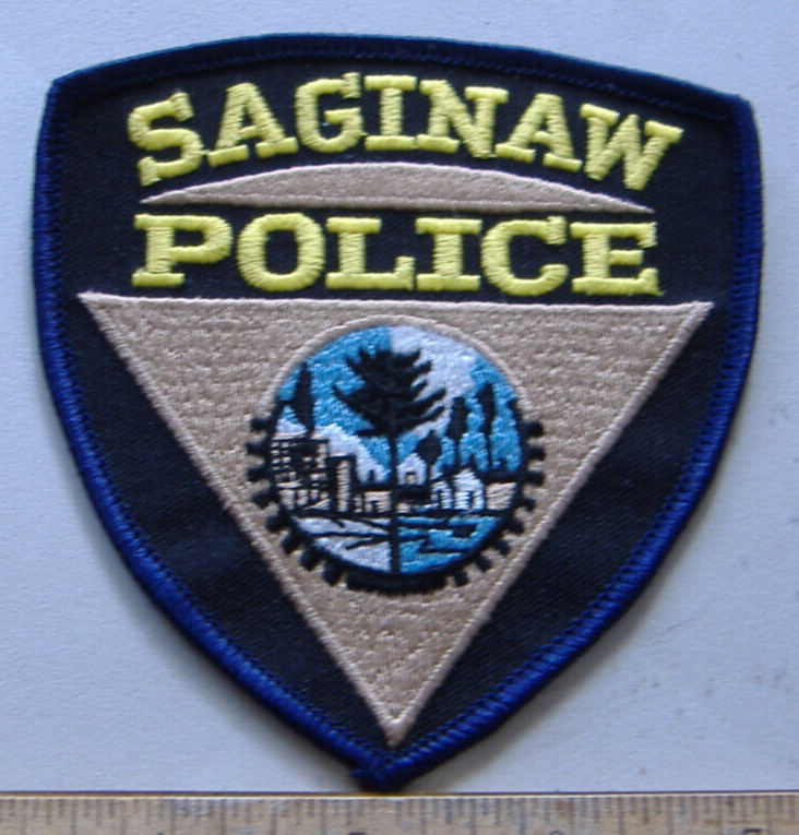 SAGINAW  MICHIGAN  FABRIC   PATCH