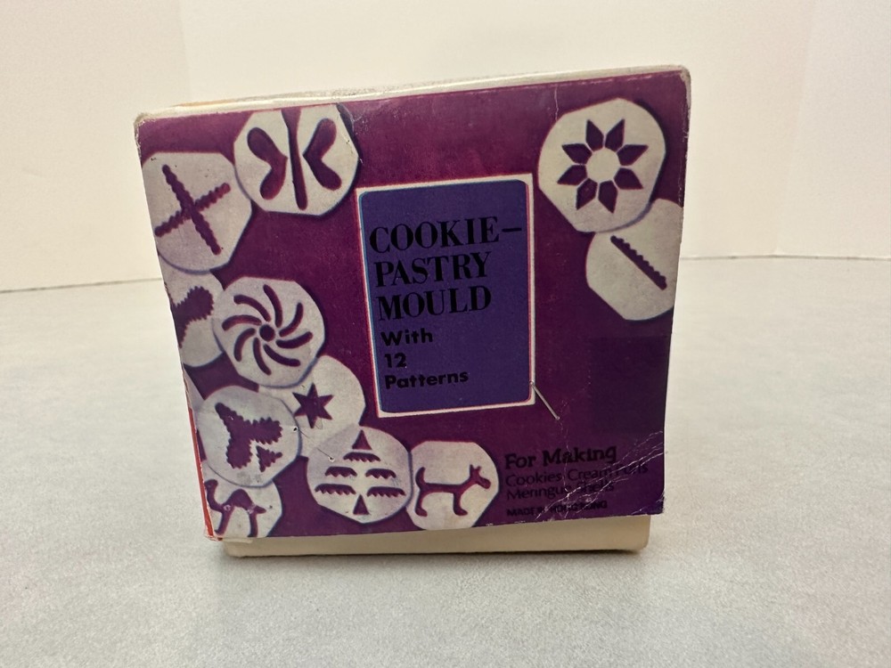 Cookie Pastry Mould - Vintage Pace Setter - 12 Patterns