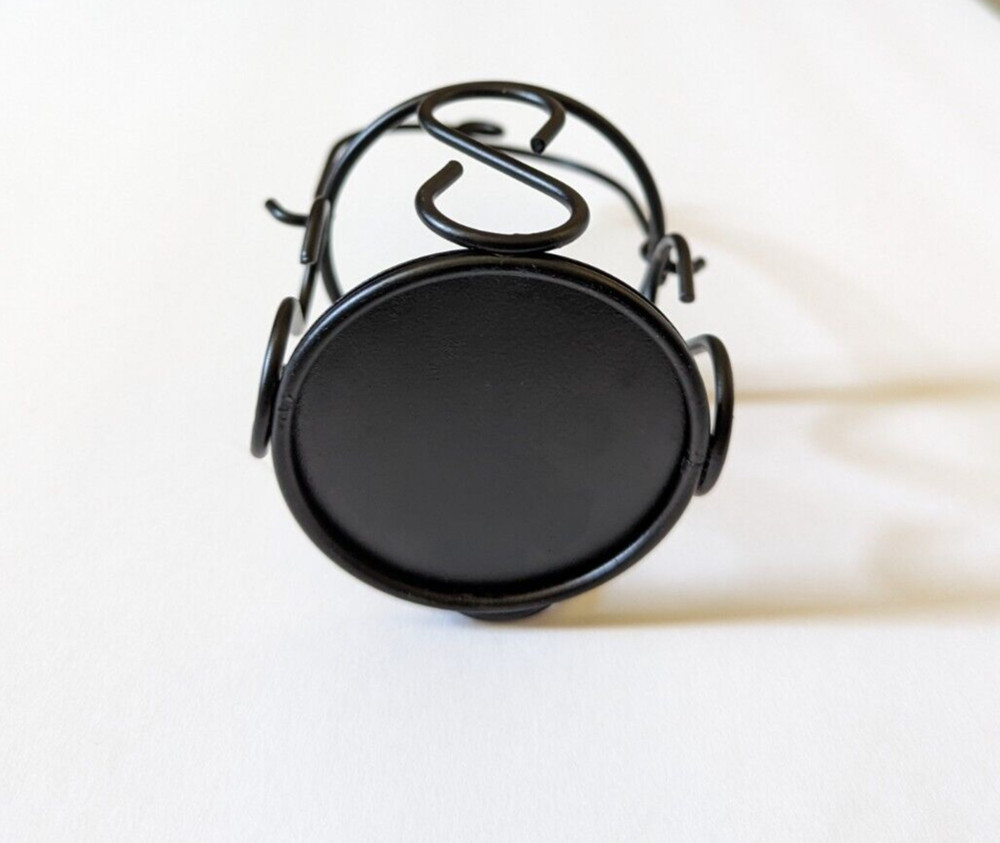 Black Metal Hanging Candle Holder