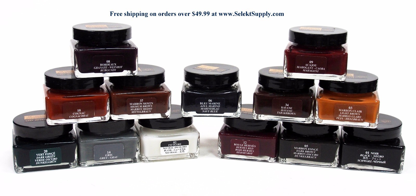 Saphir Medaille d'Or Pommadier Shoe Cream - 19 Colors to Choose From