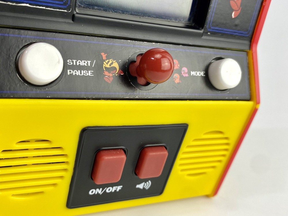 Pac-Man Mini Arcade Retro Game Bandai Namco Pacman Game Basic Fun TESTED & Works