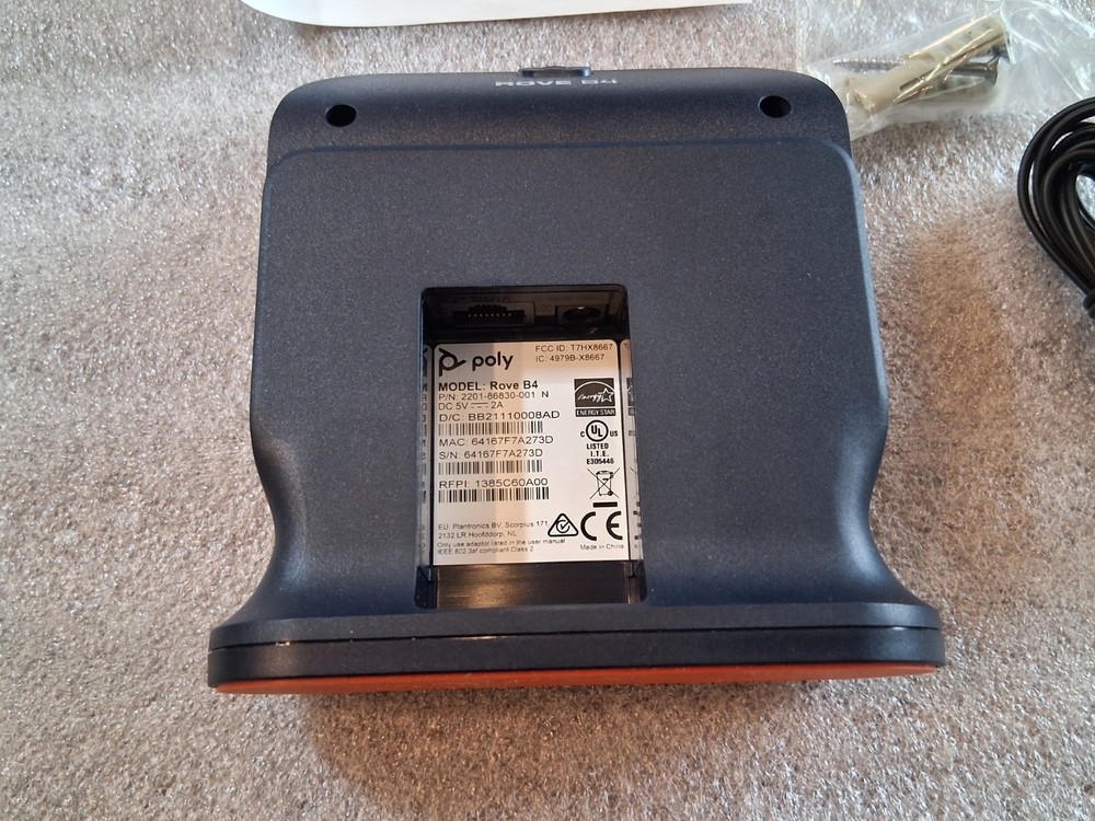 Poly Rove B4 Multi Cell DECT Base Station 2200-86830-001