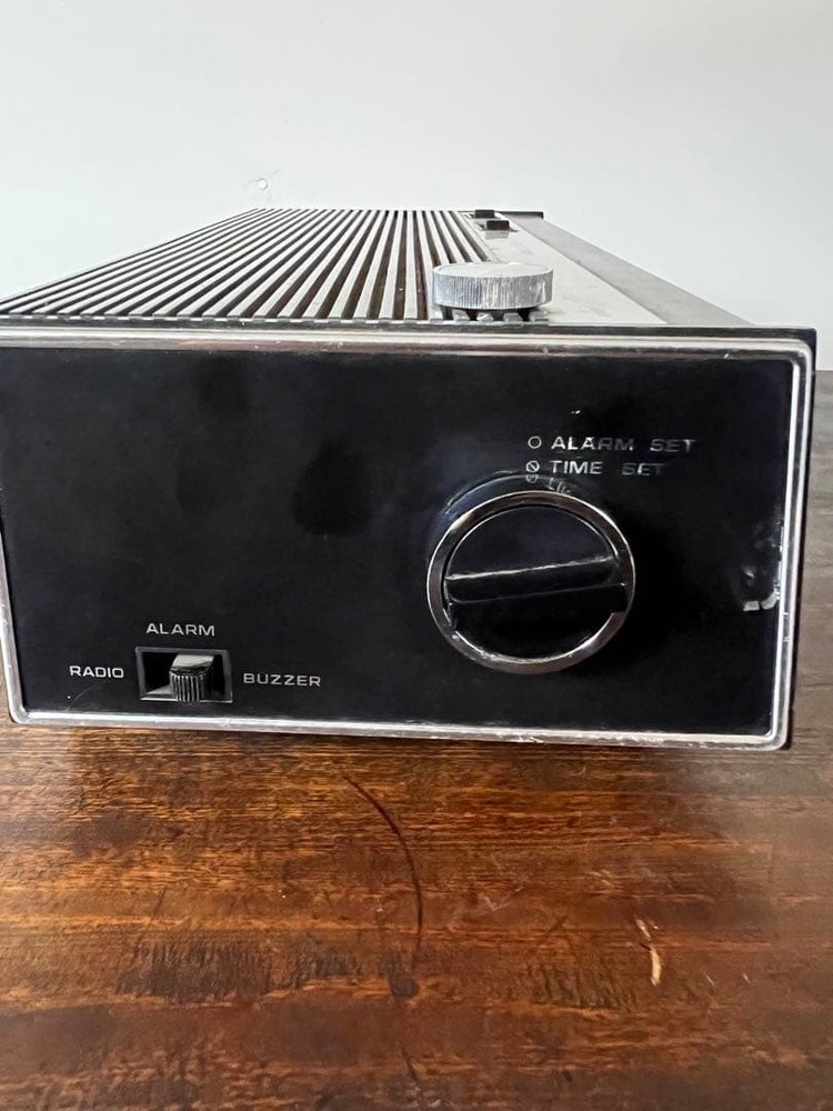 Flapping clock radio clock Showa retro junk
