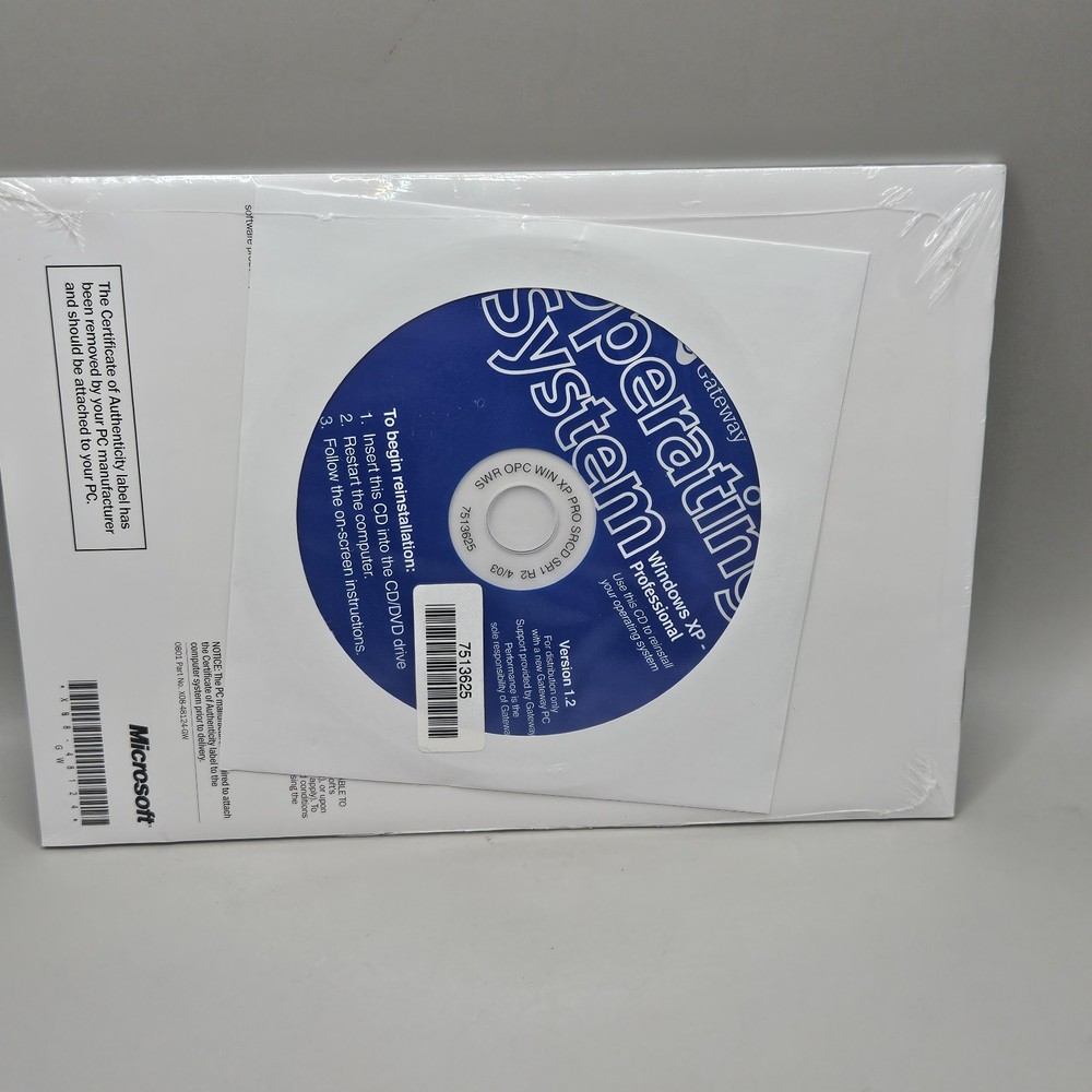 Microsoft Windows XP Professional Version 2002