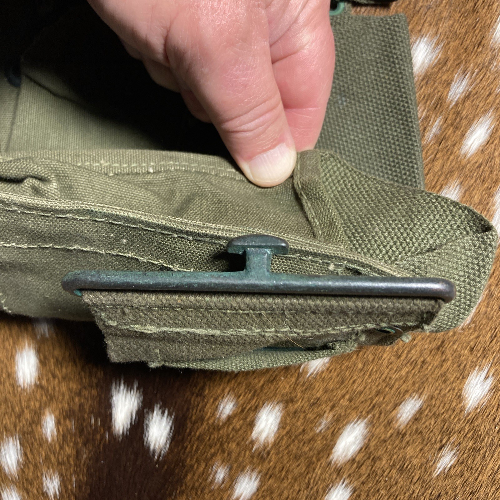 WWII Era US Army M1937 BAR Magazine Belt - Original Nice Condition JQMD-51